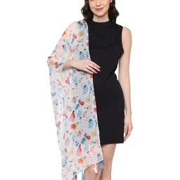 StoleVilla Pack Of 6 Floral Printed Stoles image 5