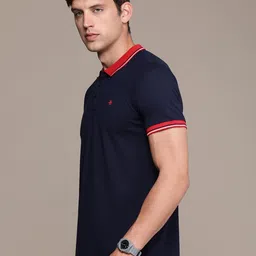 WROGN Short Sleeves Polo Collar Slim Fit T-shirt image 3
