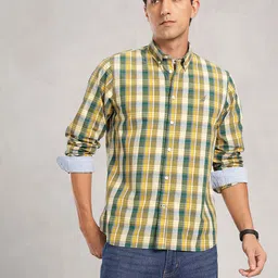 Nautica Slim Fit Button-Down Collar Checked Casual Shirt image 2