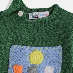 CHUTPUT Kids Conversational Crochet Woollen Pullover image 3