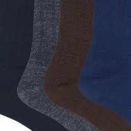 socksxpress Balenzia Men Pack of 4 Assorted Pure Wool Calf-Length Socks image 2