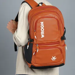 WROGN Printed Water Resistance Backpack With Rain Cover image 5