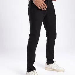 glitchez Men Cool Vibe Skinny Fit Minimal Printed Jeans image 2