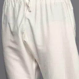 Manyavar Men Navy Blue Ethnic Motifs Embroidered Sequinned Kurta with Churidar image 3