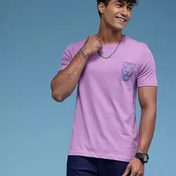 HERE&NOW Pure Cotton Graphic Printed T-shirt image 4
