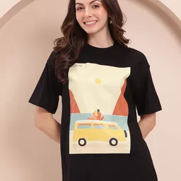 Mast & Harbour Graphic Printed T-shirt image 5