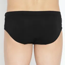 ROMEO ROSSI Men Black Solid Brief SBIE-1002 image 4