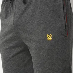 mack jonney VIMAL JONNEY Men Black & Grey Solid Night suit image 5