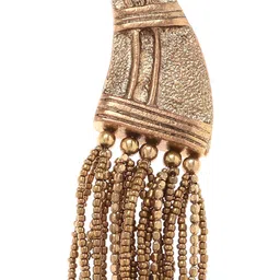 Bamboo Tree Jewels Gold-Toned Metal Handcrafted Necklace image 3