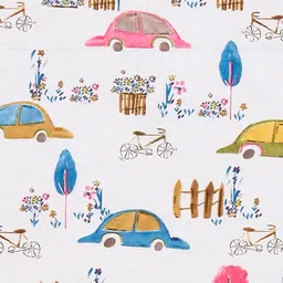 URBAN DREAM Multicoloured Set of Single Door Curtains image 3