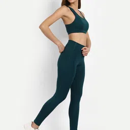 deb Green Lightly Padded Sports Bra image 2