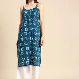 Anouk Floral Printed Cotton Kurta image 2