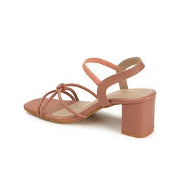 DressBerry Textured Party Block Sandals image 3