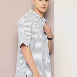 Kook N Keech Opaque Striped Casual Shirt image 3