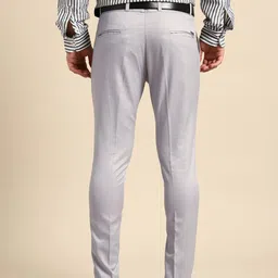 DENNISON Men Smart Tapered Fit Formal Trousers image 2