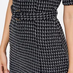 AND Black & White Printed A-Line Mini Dress image 4