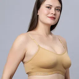 In Care Pack Of 2 Full Coverage Pure Cotton Workout Bra All Day Comfort image 2