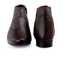 Bxxy Men 9 Cm Hidden Height Increasing Casual Block-Heeled Regular Boots image 3