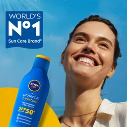 Nivea Sun Protect & Moisture SPF 50+ Moisturising Sun Lotion 125 ml image 2