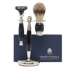 TRUEFITT & HILL Men Opal Edwardian Collection Mach-3 Razor & Shaving Brush-picture-36