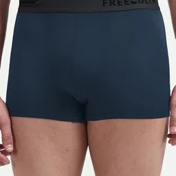 FREECULTR Men Navy Blue Solid 3X Anti-Microbial Air-Soft Micromodal Trunk FC-XT-T-PB-S image 5