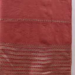 HRITIKA Yoke Design Sequinned Round Neck Kurta With Trousers & Dupatta image 4