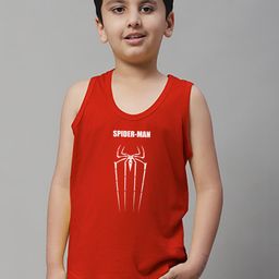 Friskers Boys Printed Skin Friendly Pure Cotton Gym Innerwear Vest-picture-48