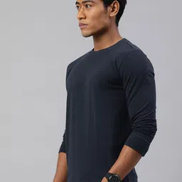 Huetrap Men Solid Regular Fit Sweatshirt image 4