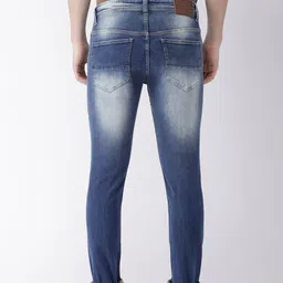 Celio Men Blue Slim Fit Mid-Rise Clean Look Stretchable Jeans image 3