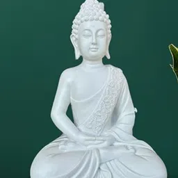 The Advitya Meditating Buddha Sitting Statue Showpiece image 2