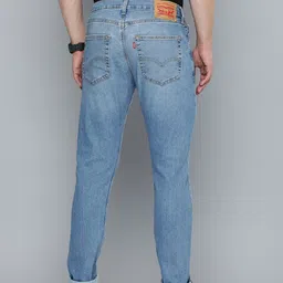 Levis Men 512 SLIM Tapered Fit Low-Rise Heavy Fade Stretchable Jeans image 5