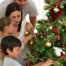 TIED RIBBONS Green Christmas Decor Artificial Pine Tree 3ft with 54 Ornaments image 3