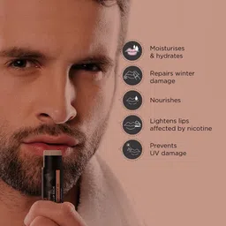 THE MAN COMPANY Set Of 2 Men Lightening Lip Balm - 4gm Each image 5