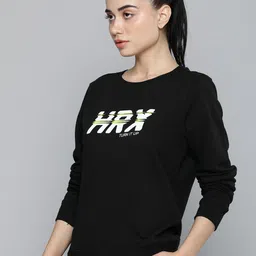 HRX by Hrithik Roshan Women Printed Sweatshirt image 2