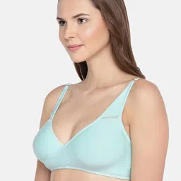 Inner Sense Black & Blue Solid Organic Antimicrobial Maternity Sustainable Bra Pack of 3 IMB007G_7G_7C image 3