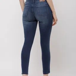 Tokyo Talkies Women Blue Skinny Fit Mid-Rise Clean Look Stretchable Jeans image 4