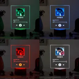 Personalized Couple's Spotify LED Lamp image 4