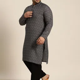 SOJANYA PLUS Ethnic Motifs Printed Cotton Kurta image 4