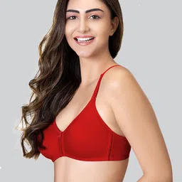 LYRA Pack Of 2 Cotton Rich Mesh Ladder Wire Free Moulded and Seamless Bra image 3