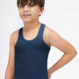 AMUL COMFY Boys Pack Of 6 Pure Cotton Undershirt Vest image 2