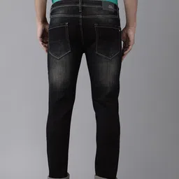 BEAT LONDON by PEPE JEANS Men Blue Vapour Tapered Fit Low-Rise Light Fade Stretchable Jeans image 5