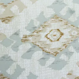 Aura Ethnic Motifs Printed 144 TC Fitted Queen Bedsheet 2 Pillow Covers image 3