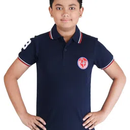 Clothe Funn Pack of 2 Polo Collar Pure Cotton Applique T-shirt image 5