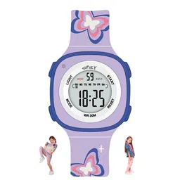 Spiky Kids Water Resistance Digital Multi Function Automatic Watch SPKEVA15_C4_PUR-image-61