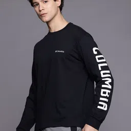 Columbia Rockaway River Brand Logo Printed Drop-Shoulder Sleeves T-shirt image 5