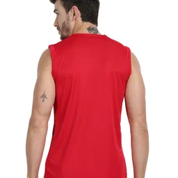 FTX Pack Of 4 Colourblocked Round Neck Gym Vests 709-2_709-3_709-10_709-15-S image 4