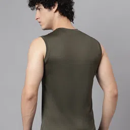 ATICX Pack Of 2 Slim Fit FlexDRY Sleeveless T-shirts image 4