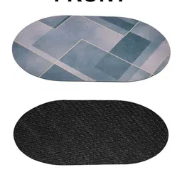 DREAM WEAVERZ Set Of 2 Green 300 GSM Super Absorbent Bath Rugs image 4