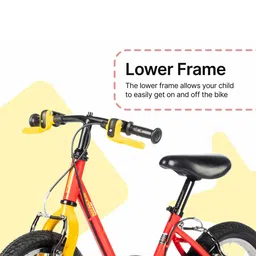 Decathlon Kids Mini Monster Printed 14 Inch Cycle With Balance Wheel - 3-4Years image 5