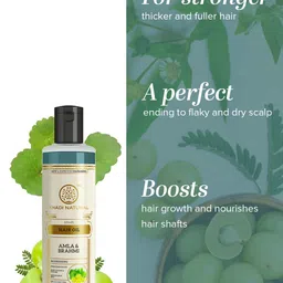 Khadi Natural Amla & Brahmi Hair Oil To Control Split Ends - 210ml image 3